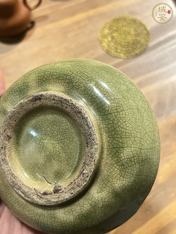 古玩陶瓷青釉洗真品鑒賞圖