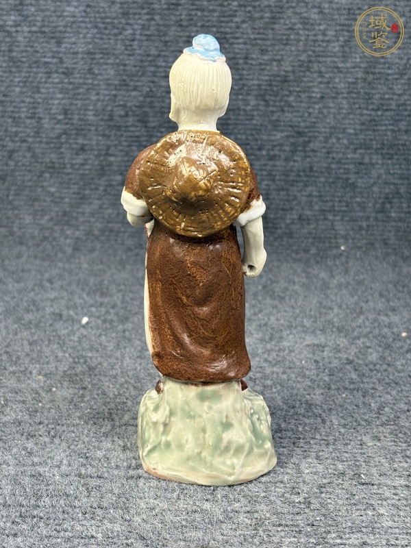 古玩陶瓷漁夫塑像真品鑒賞圖