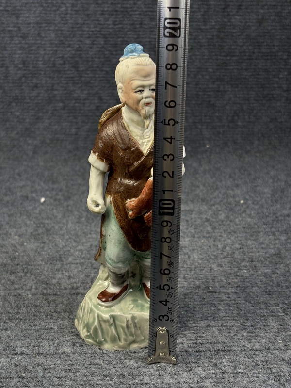 古玩陶瓷漁夫塑像拍賣，當(dāng)前價(jià)格0元