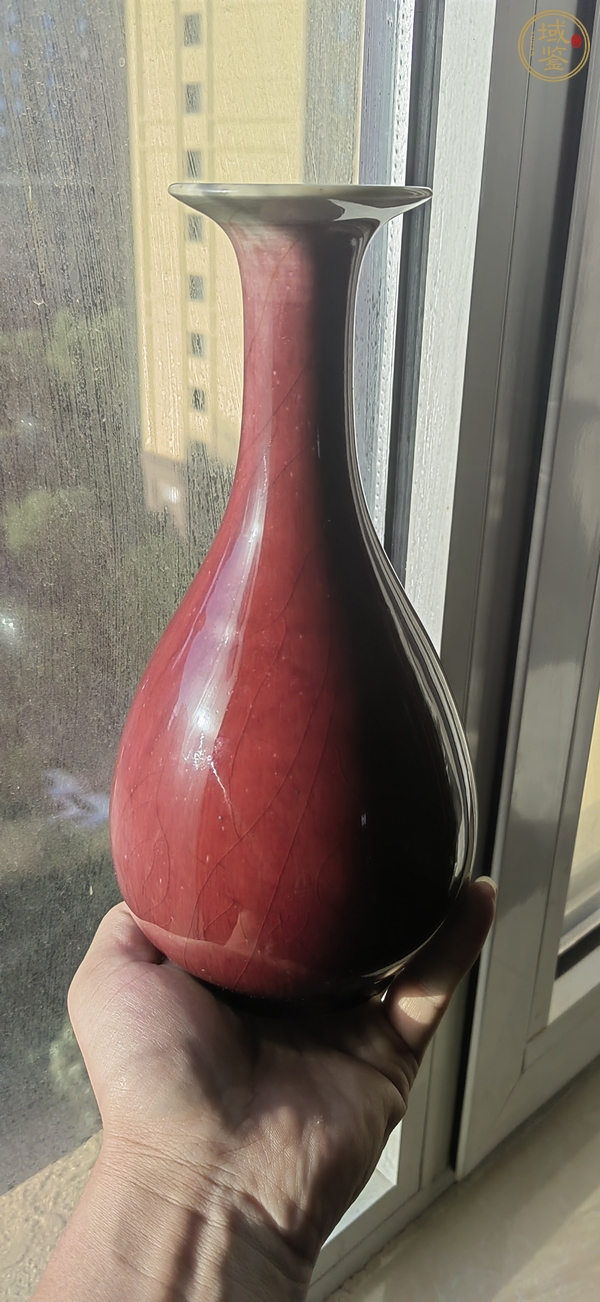 古玩玉壺春瓶真品鑒賞圖