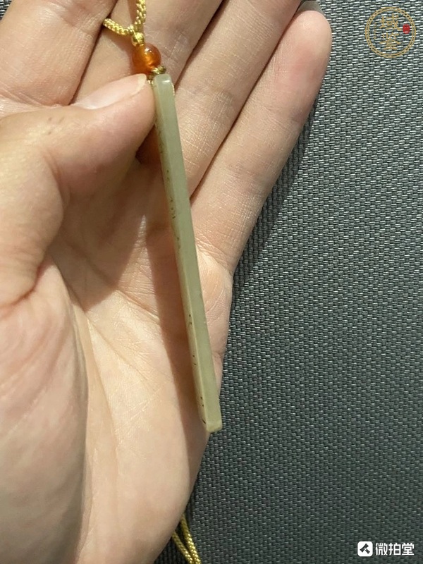 古玩玉器和田玉雕“令牌”真品鑒賞圖