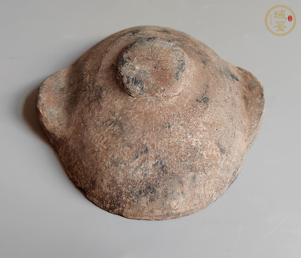 古玩陶瓷灰陶耳杯真品鑒賞圖