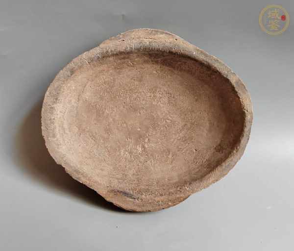 古玩陶瓷灰陶耳杯真品鑒賞圖