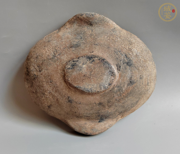 古玩陶瓷灰陶耳杯真品鑒賞圖