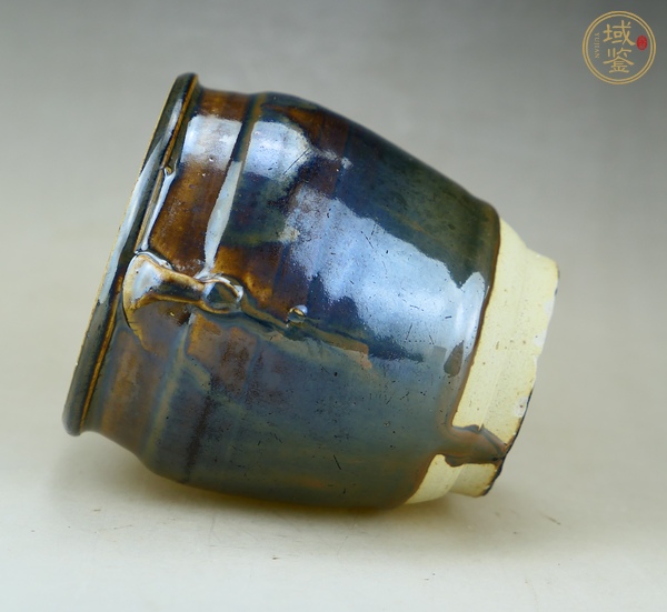 古玩陶瓷定窯系紫金釉雙系罐真品鑒賞圖