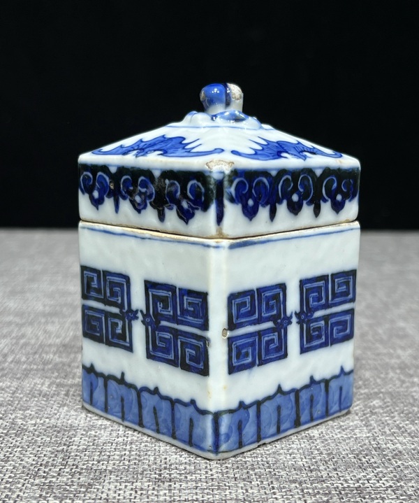 古玩陶瓷青花夔龍紋溫酒器拍賣，當前價格5000元