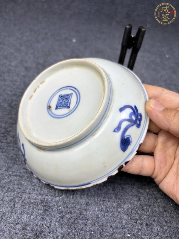 古玩陶瓷青花夔龍紋盤(pán)真品鑒賞圖