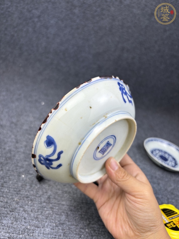 古玩陶瓷青花夔龍紋盤(pán)真品鑒賞圖