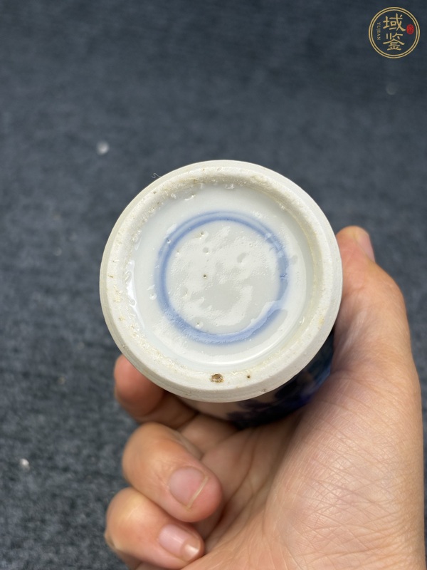 古玩陶瓷青花花鳥紋觀音瓶真品鑒賞圖