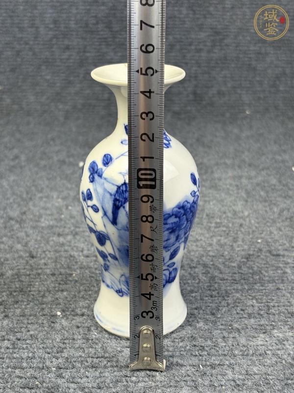 古玩陶瓷青花花鳥紋觀音瓶真品鑒賞圖