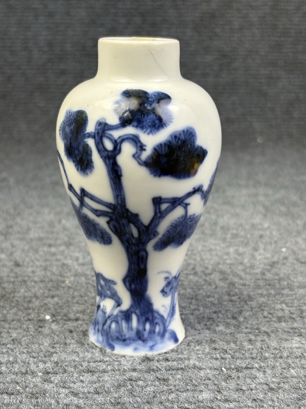 古玩陶瓷青花鶴鹿同春紋梅瓶拍賣，當前價格1388元