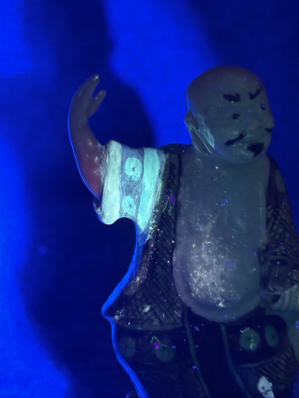 古玩陶瓷素三彩人物素像拍賣，當前價格999元