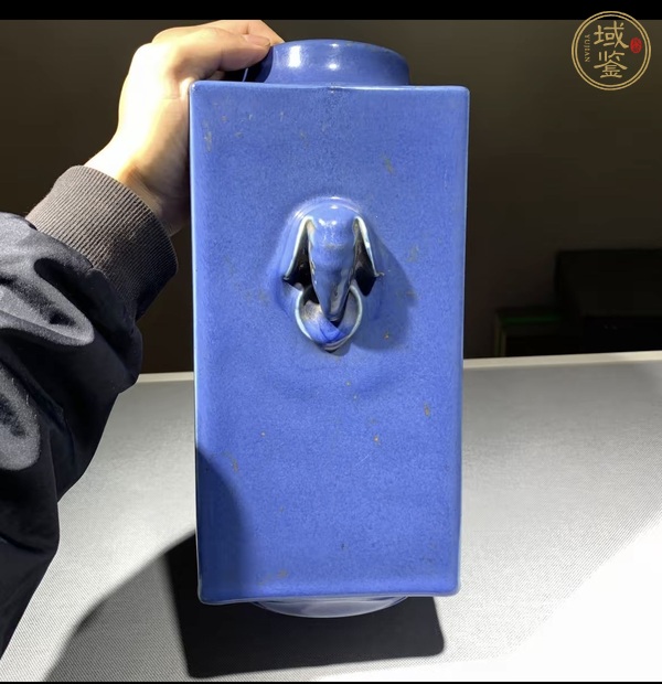 古玩陶瓷清同治 琮式瓶真品鑒賞圖