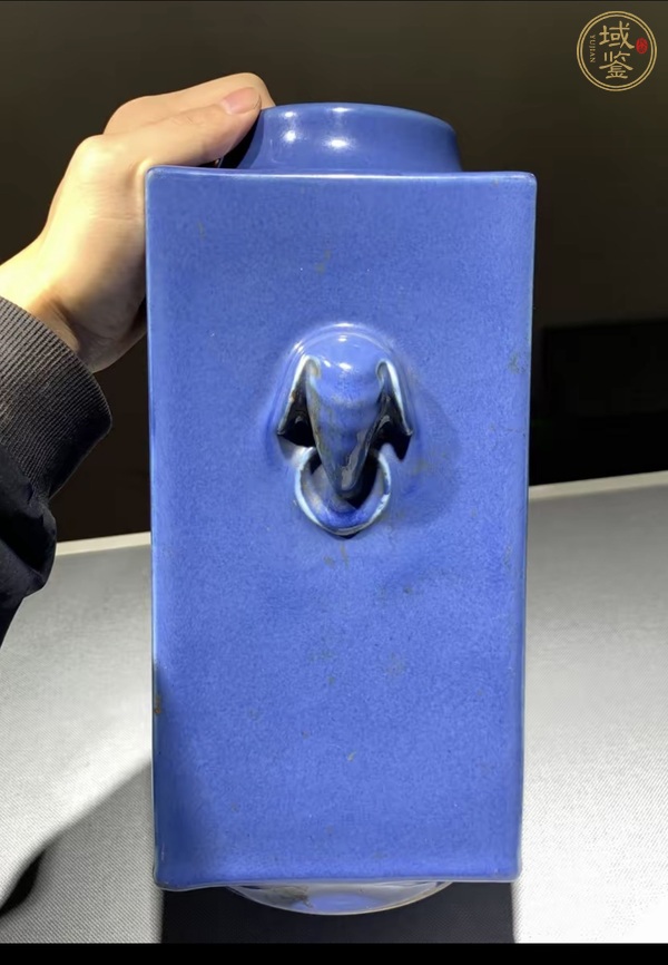 古玩陶瓷清同治 琮式瓶真品鑒賞圖