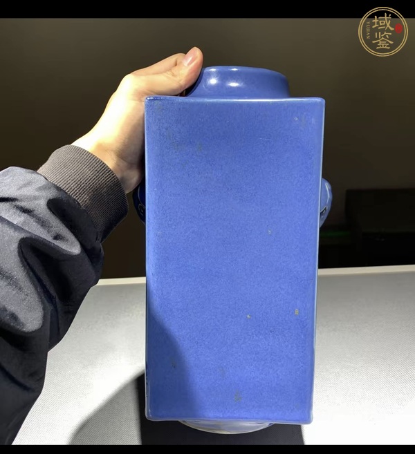 古玩陶瓷清同治 琮式瓶真品鑒賞圖
