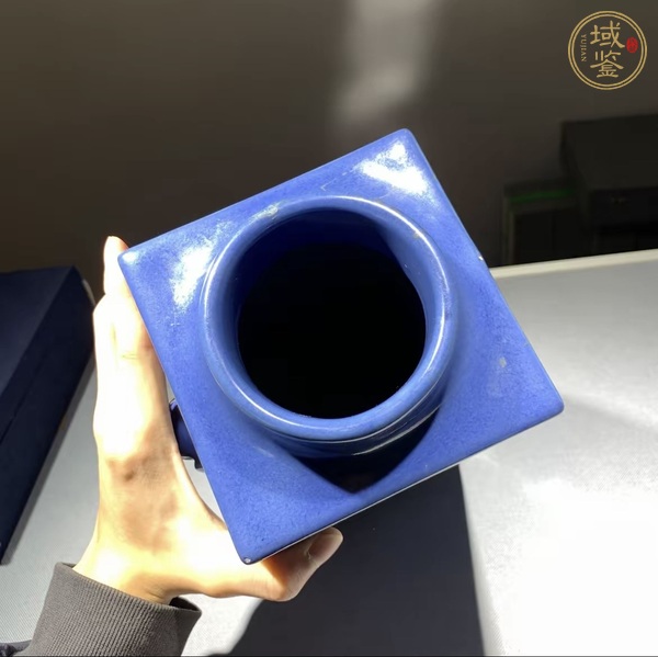 古玩陶瓷清同治 琮式瓶真品鑒賞圖