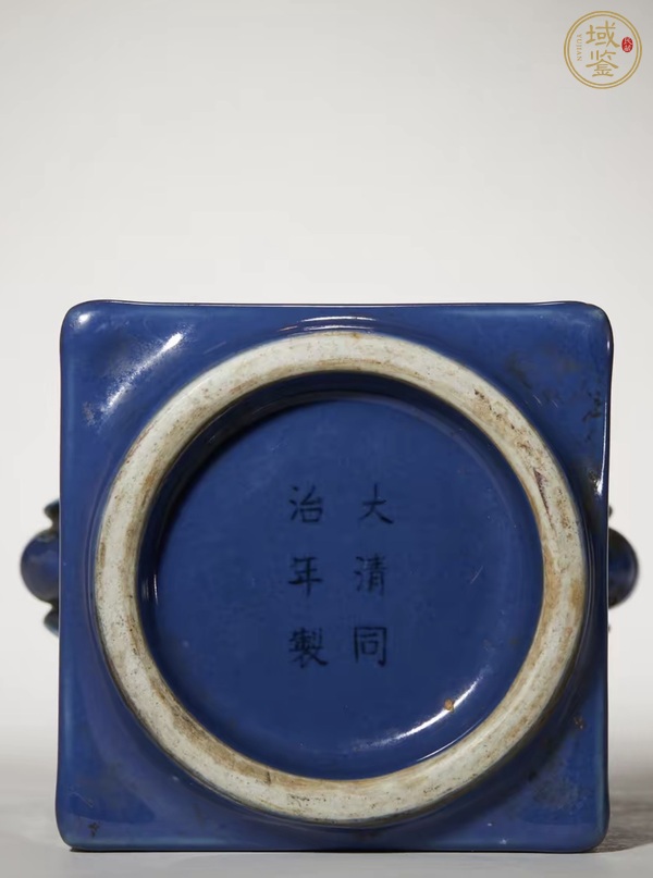 古玩陶瓷清同治 琮式瓶真品鑒賞圖