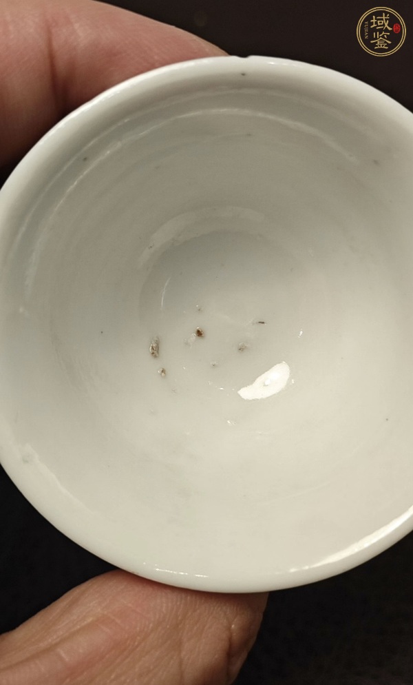 古玩陶瓷德化窯白釉杯真品鑒賞圖