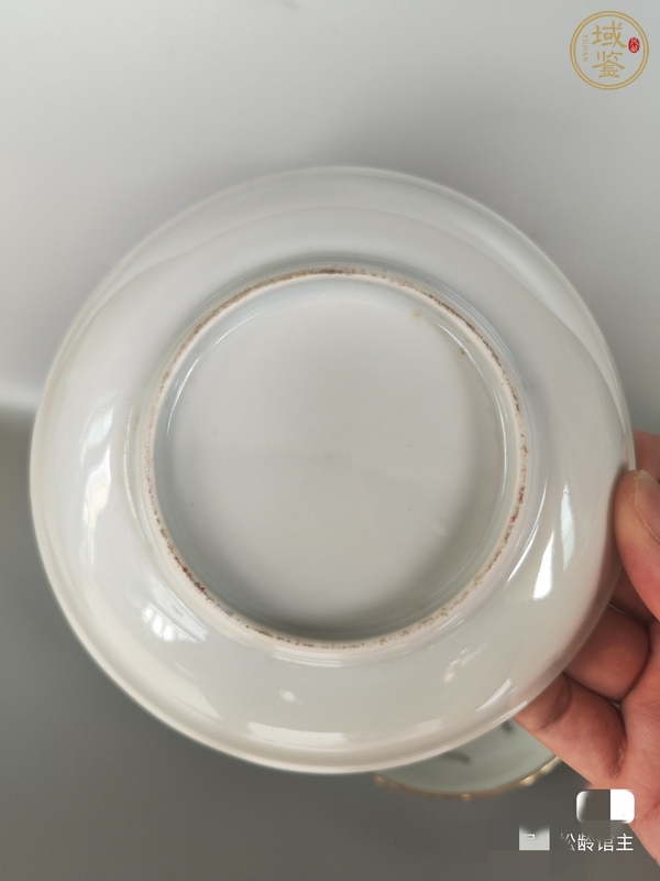 古玩陶瓷粉彩博古圖盤真品鑒賞圖