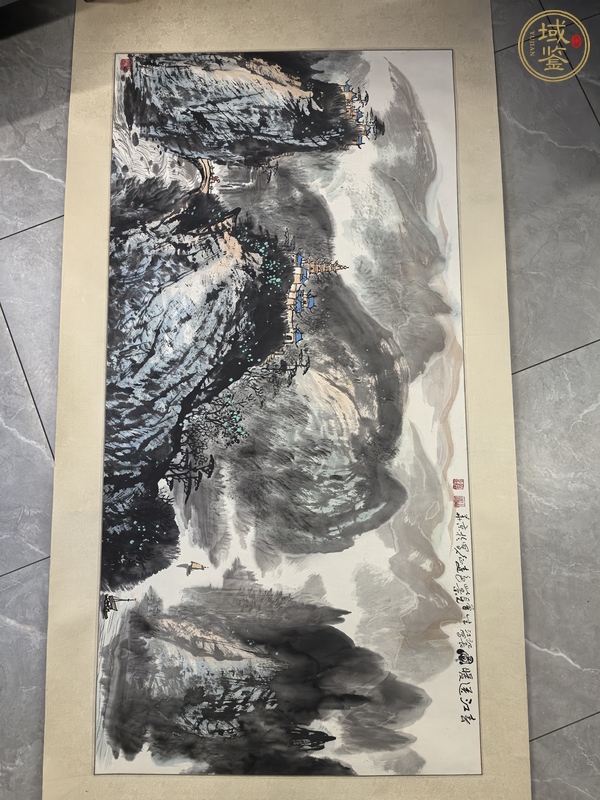 古玩字畫春江送暖圖真品鑒賞圖