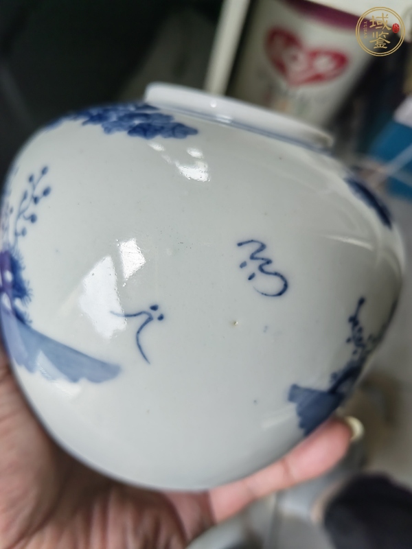 古玩陶瓷青花人物故事紋罐真品鑒賞圖