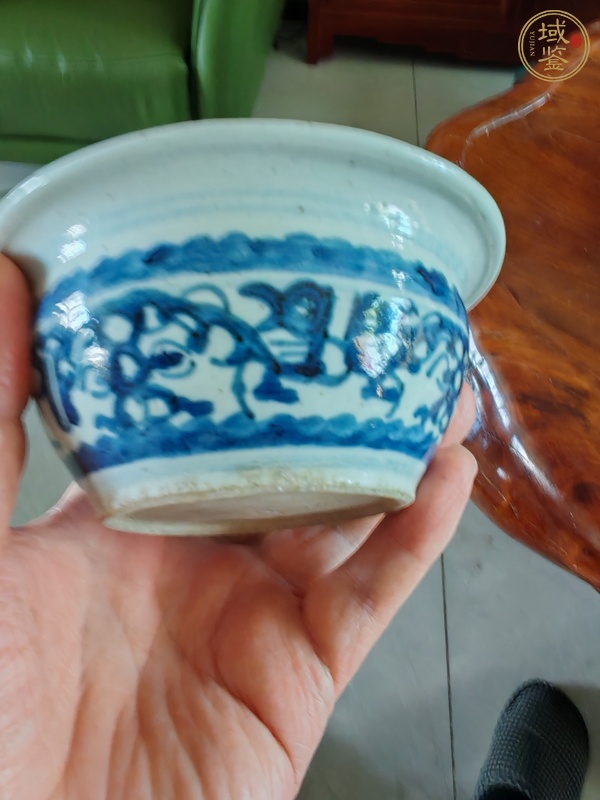 古玩陶瓷青花夔龍紋香爐真品鑒賞圖