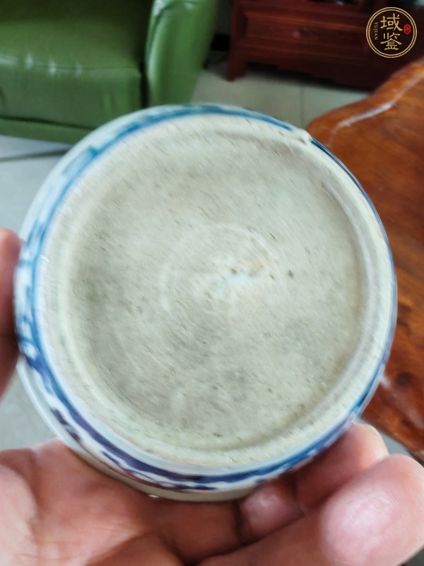 古玩陶瓷青花夔龍紋香爐真品鑒賞圖