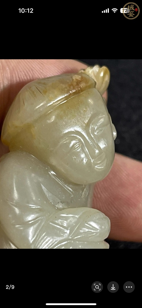 古玩玉器和田玉雕“童子”真品鑒賞圖
