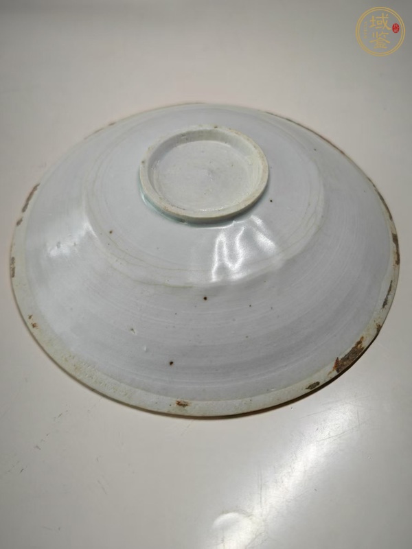 古玩陶瓷青白釉刻花盤真品鑒賞圖