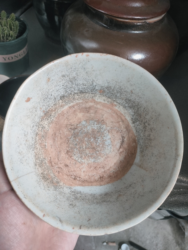古玩陶瓷清代青花園林山水大碗拍賣，當前價格999元
