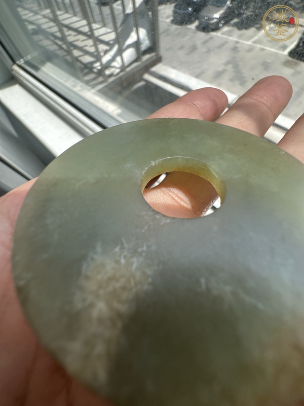 古玩玉器現(xiàn)代仿古璧真品鑒賞圖