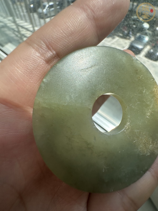 古玩玉器現(xiàn)代仿古璧真品鑒賞圖