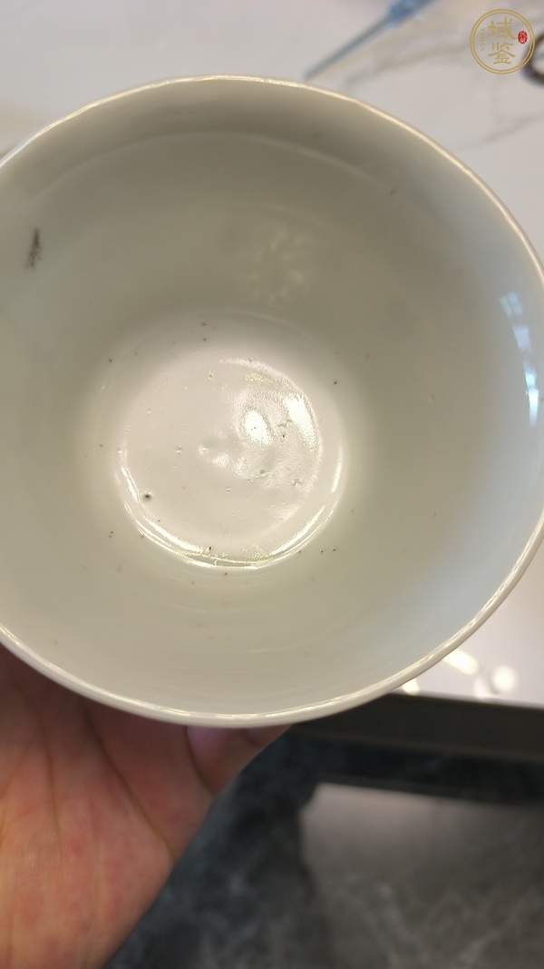 古玩陶瓷油粉彩清白傳家圖蓋碗真品鑒賞圖