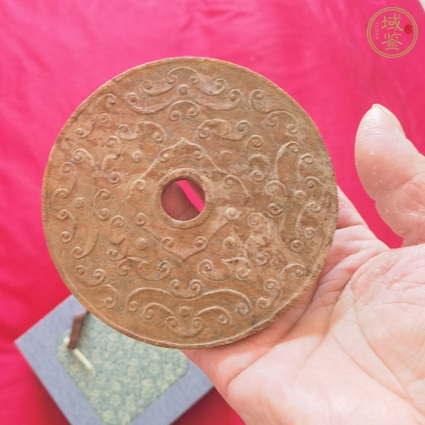 古玩玉器做舊仿古“螭龍紋璧”真品鑒賞圖
