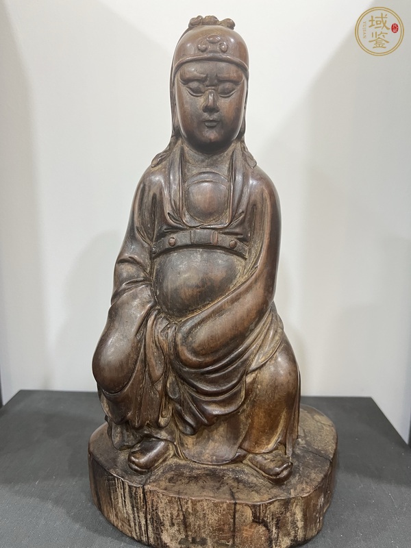 古玩關(guān)羽坐像真品鑒賞圖