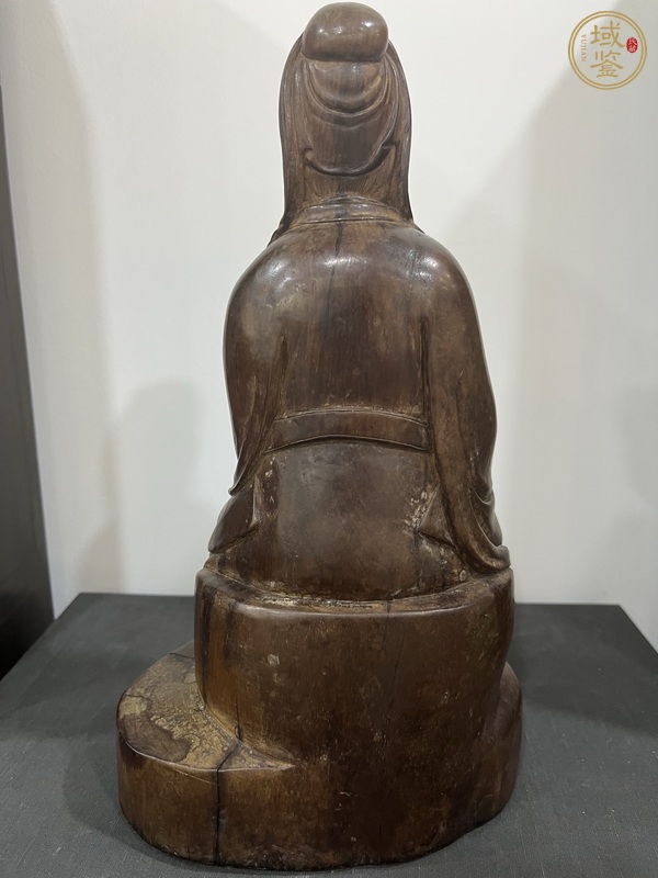 古玩字畫關(guān)羽坐像真品鑒賞圖