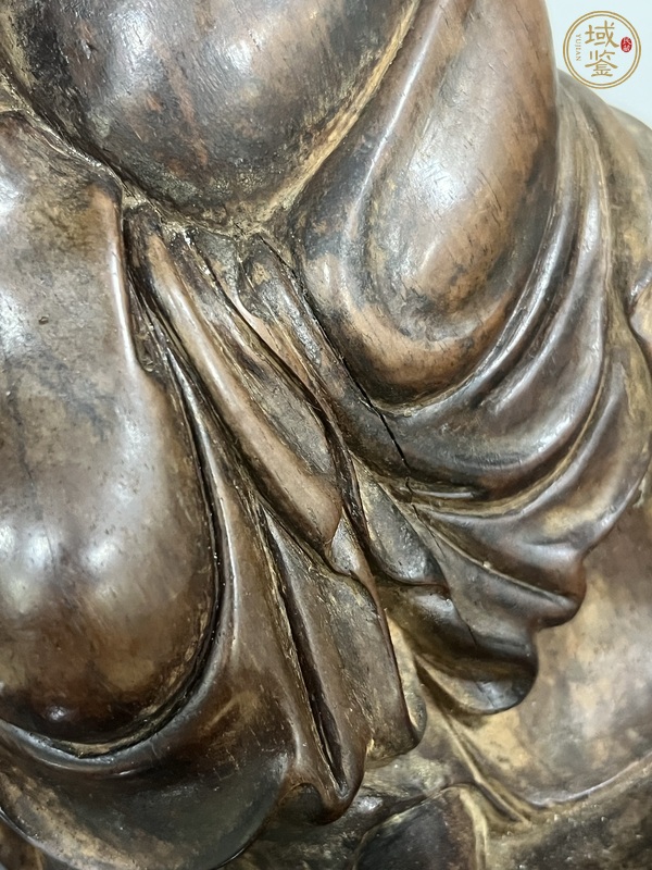 古玩字畫關(guān)羽坐像真品鑒賞圖