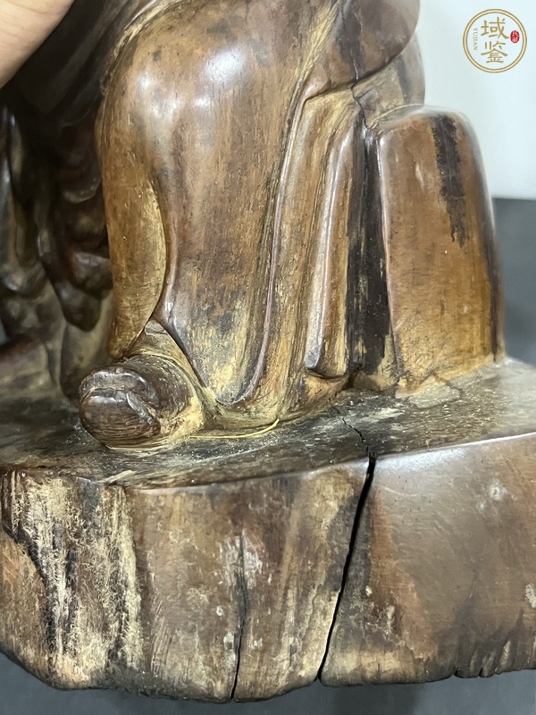 古玩字畫關(guān)羽坐像真品鑒賞圖
