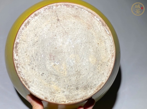 古玩陶瓷黃釉罐真品鑒賞圖