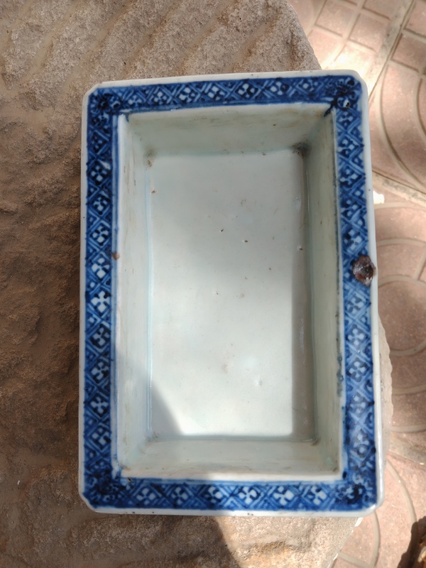 古玩陶瓷青花鏤空水仙盆拍賣,當前價格2799元