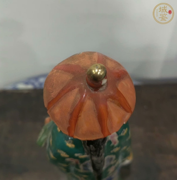 古玩陶瓷滿大人瓷塑真品鑒賞圖