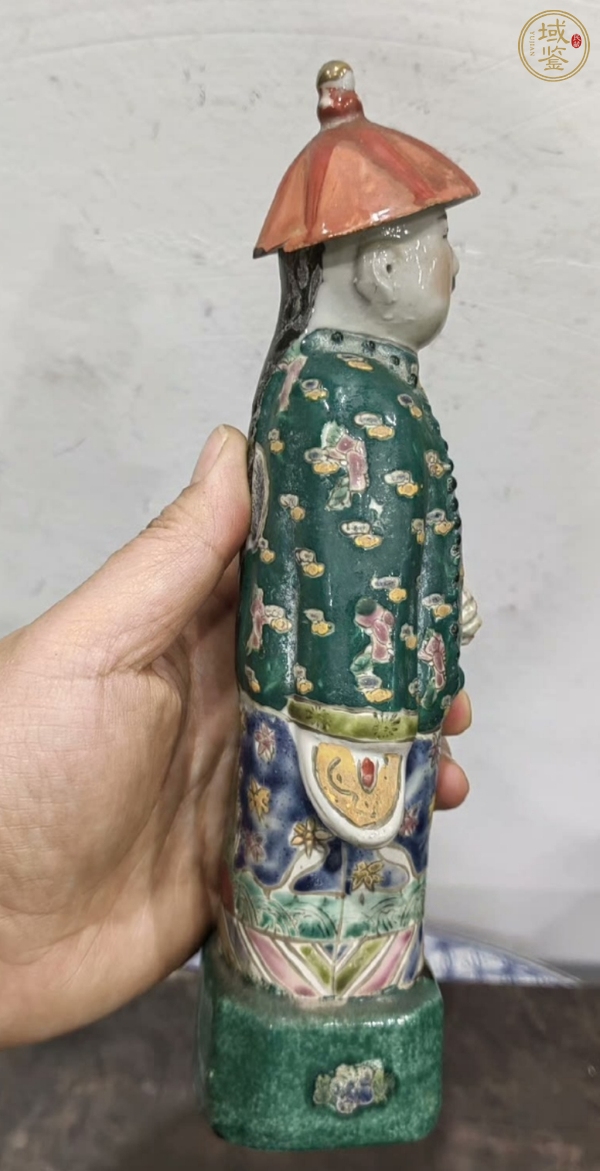 古玩陶瓷滿大人瓷塑真品鑒賞圖