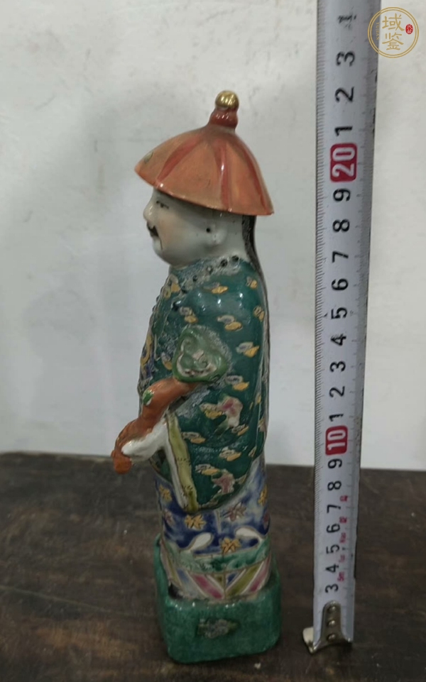 古玩陶瓷滿大人瓷塑真品鑒賞圖
