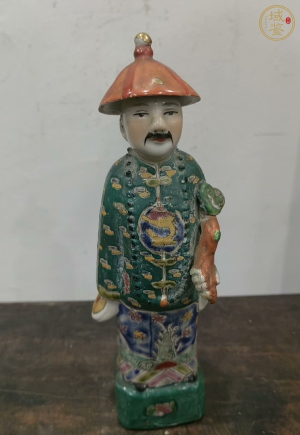 古玩陶瓷滿大人瓷塑真品鑒賞圖