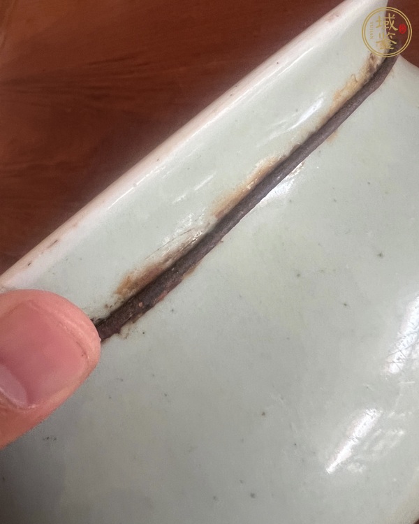 古玩陶瓷清中期 青釉羅漢爐真品鑒賞圖