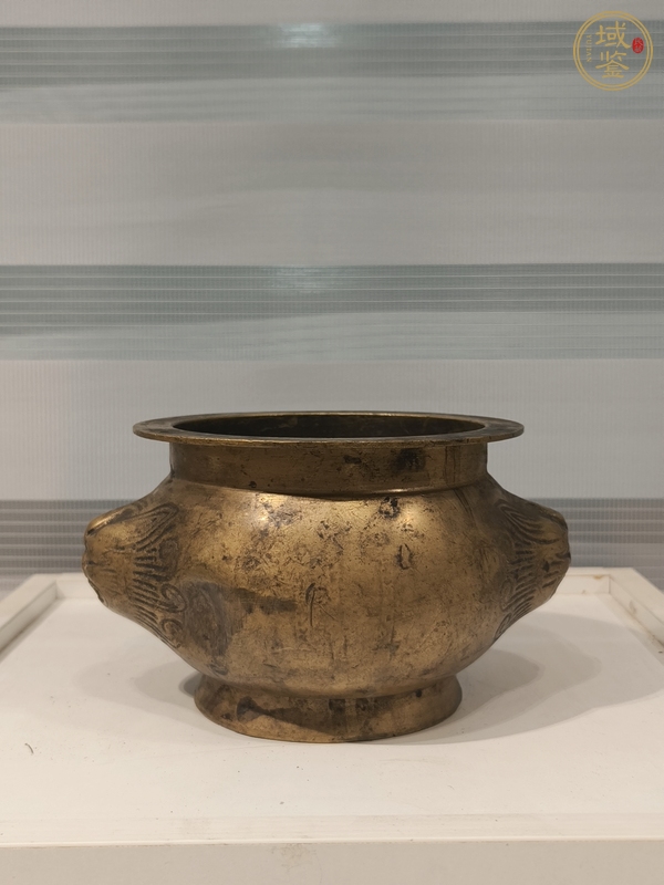 古玩雜項獸面香爐真品鑒賞圖