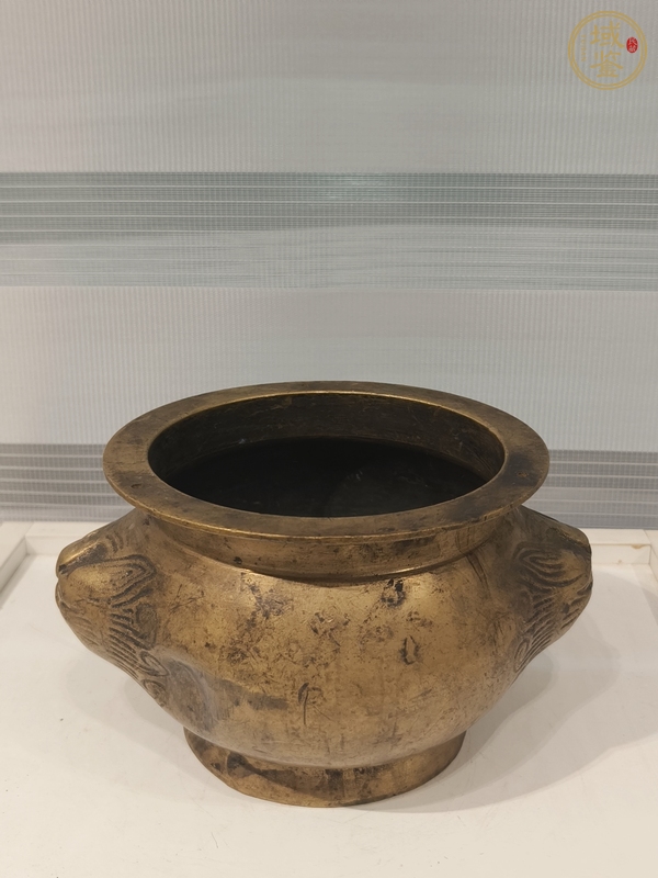 古玩雜項獸面香爐真品鑒賞圖