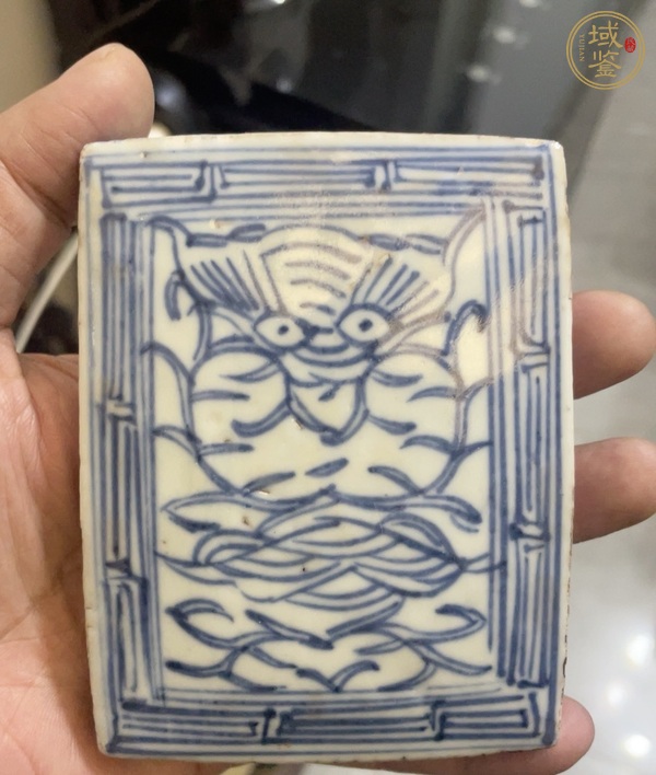 古玩青花蓋盒真品鑒賞圖