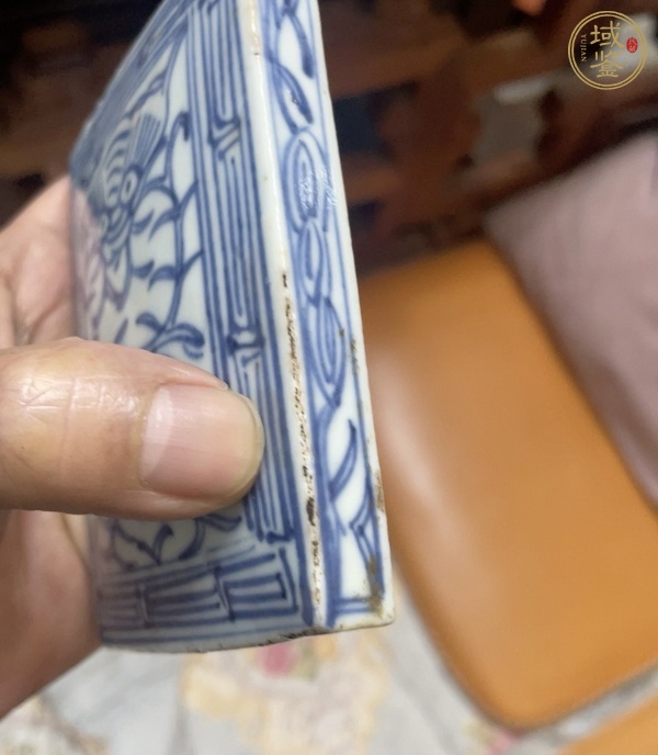 古玩陶瓷青花蓋盒真品鑒賞圖