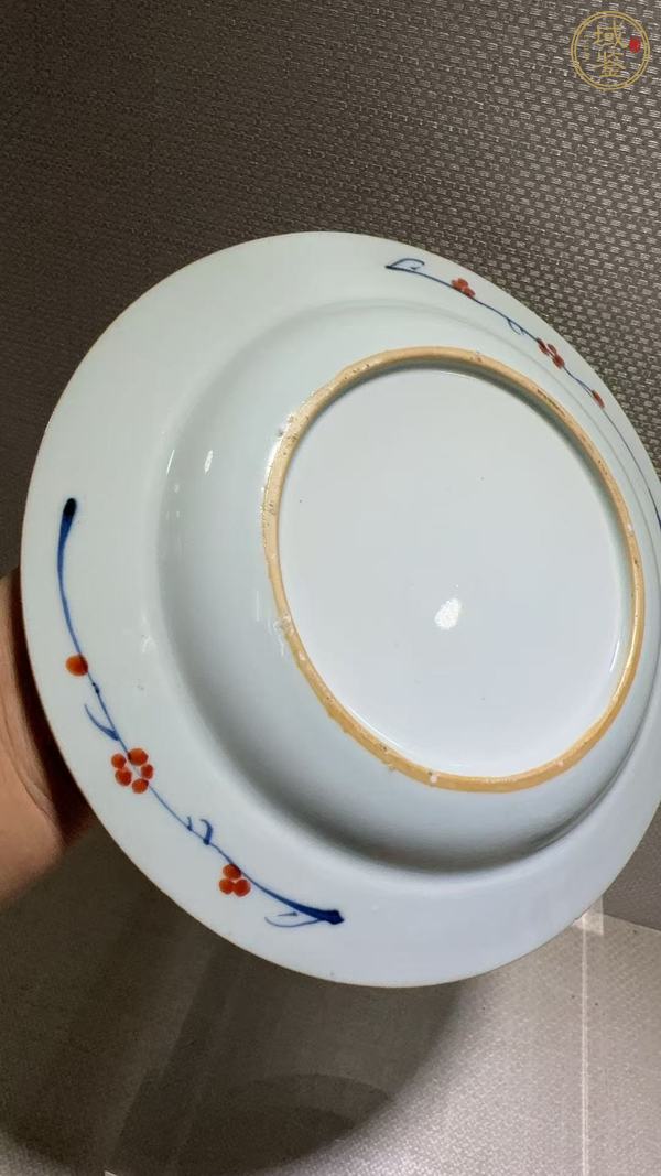 古玩斗彩盤真品鑒賞圖